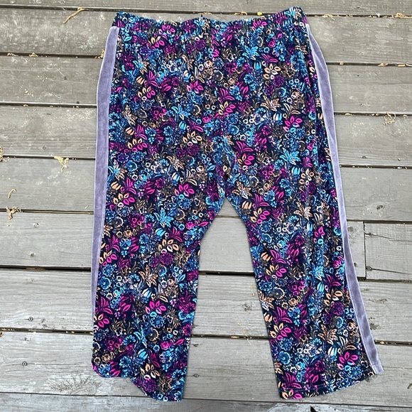 Anthropologie Daily Practice floral crop pants size 2X - Picture 4 of 5